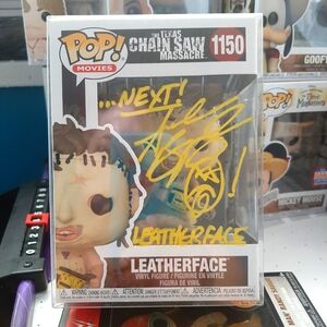 Leatherface Signed and Authenticated certificate.